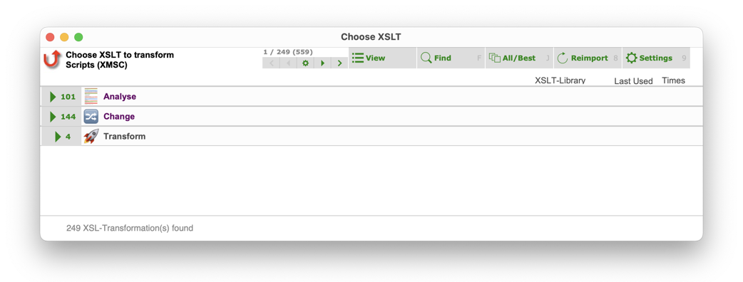 XSLT Chooser Guided View 1