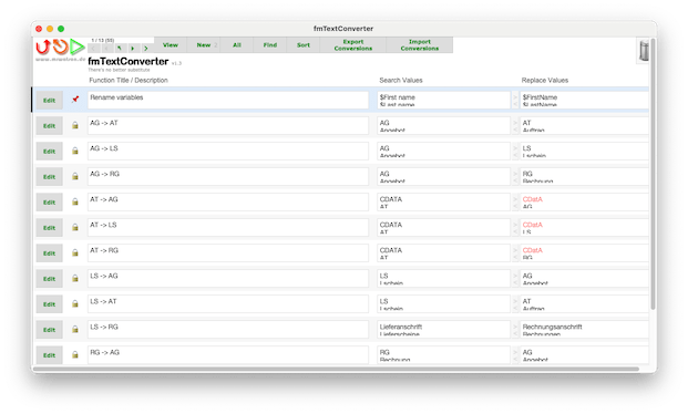 List View