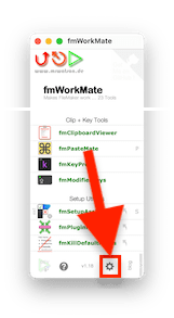 fmWorkMate Settings